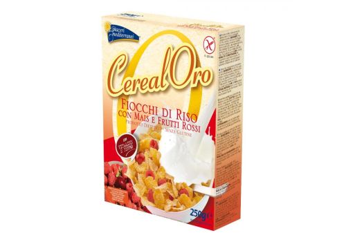 Piaceri Mediterranei CerealOro fiocchi di riso senza glutine con mais e frutti rossi 250 grammi