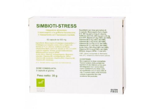 Simbioti-Stress integratore per il benessere intestinale 60 capsule