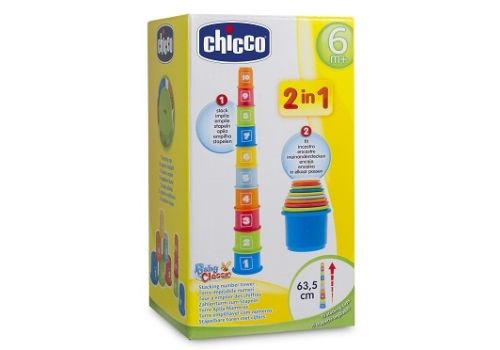 Chicco 2in1 baby classic gioco numeri impilabili 6m+