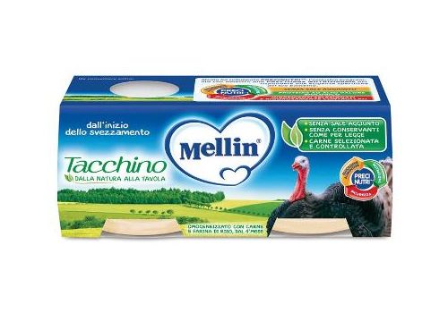 Mellin tacchino omogenizzato 2 x 120 grammi