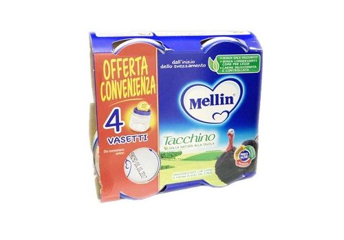MELLIN OMOG TACCHINO 4X80G