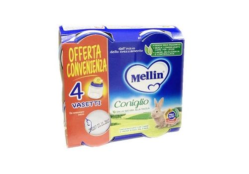 MELLIN OMOG CONIGLIO 4X80G