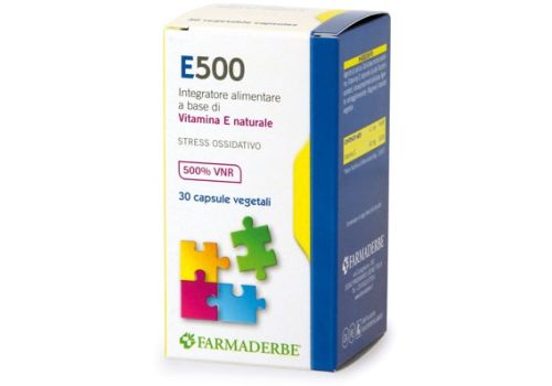 E500 integratore di Vitamina E naturale 30 capsule