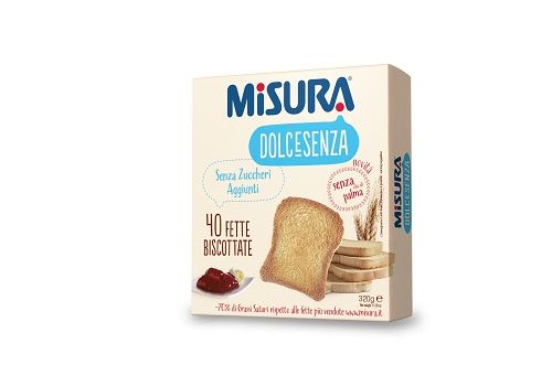 Misura fette dolce senza fette biscottate senza zuccheri aggiunti 320 grammi