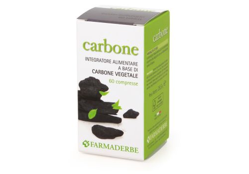Carbone Vegetale integratore per il gonfiore intestinale 60 compresse