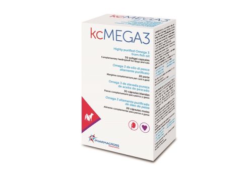 Kcmega3 mangime complementare per la funzionalità renale di cani e gatti 30 perle