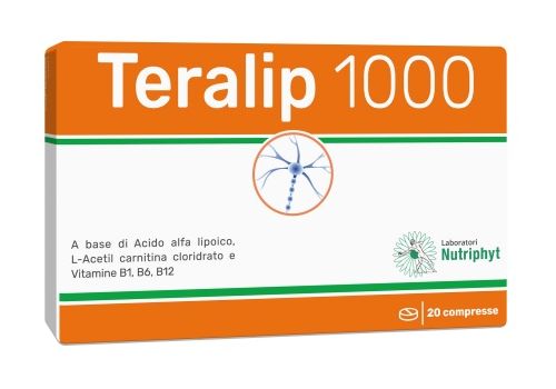 Teralip 1000 integratoreper il sistema nervoso 20 compresse