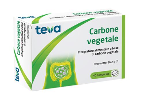 TEVA CARBONE VEGETALE 40 COMPRESSE
