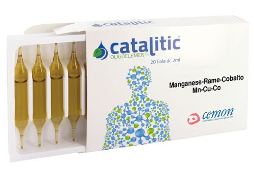 Catalitic oligoelementi manganese rame cobalto mn-cu-co 20 fiale bevibili 2ml