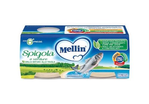 Mellin spigola e verdura omogenizzato 2x80 grammi