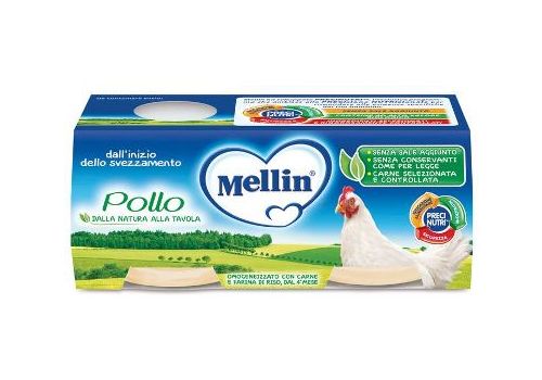 Mellin pollo omogeneizzato 2 x 80 grammi