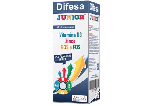 Difesa Junior  integratore per le ossa e il sistema immunitario gocce orali 30 ml