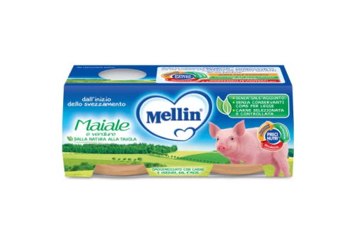 Mellin maiale omogeneizzato 2 x 80 grammi