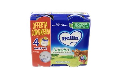MELLIN OMOG VITELLO 4X80G