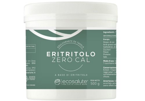 Eritritolo Zero Cal dolcificante in polvere 500 grammi