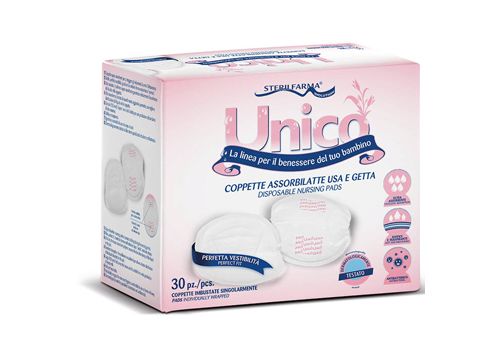 Unico coppette assorbilatte usa e getta 30 pezzi