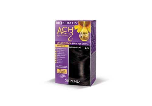 Biokeratin ACH8 3/n tinta per capelli castano scuro 