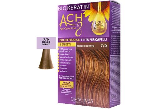 Biokeratin Ach 8 tinta per capelli 7/d biondo dorato