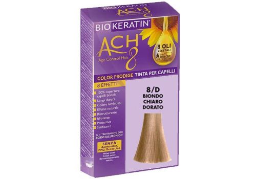 Biokeratin Ach 8 tinta per capelli 8/d biondo chiaro dorato