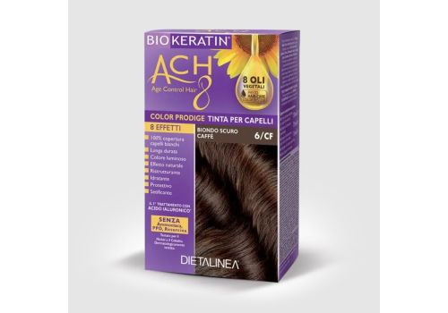 Biokeratin ACH8 tinta per capelli biondo scuro caffè 6/cf