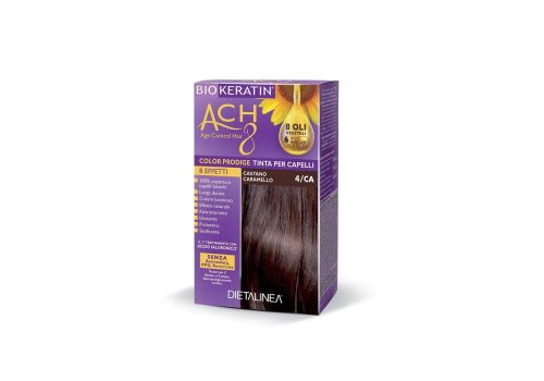 Biokeratin Ach 8 tinta per capelli 4/ca castano caramello