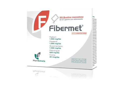 Fibermet integratore per il controllo del peso corporeo 20 bustine
