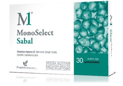 Monoselect Sabal integratore per la normale funzione prostatica 30 compresse