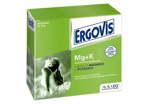Ergovis Mg+K integratore di sali minerali 20 bustine