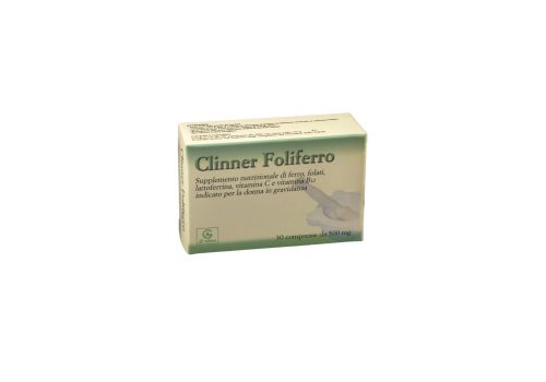Clinner Foliferro integratore per la gravidanza 30 compresse
