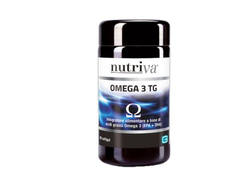 Nutriva Omega 3 TG integratore per il benessere cardiovascolare 90 capsule 