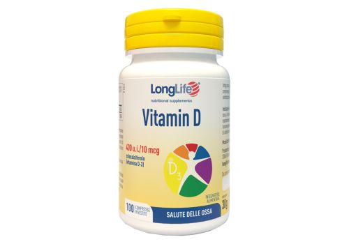 Vitamin D integratore per ossa e sistema immunitario 100 compresse