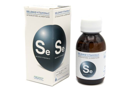 Selenio Vitamina C integratore per la tiroide e il sistema immunitario soluzione orale 100ml
