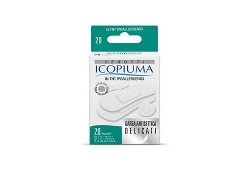 Icopiuma cerotti ipoallergenici in tessuto non tessuto 20 pezzi assortiti