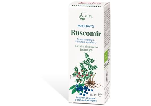 Caira Ruscomir integratore per il microcircolo macerato glicerico 50ml