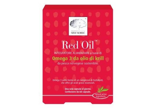 Red Oil integratore per il benessere di cuore cervello e vista 60 capsule
