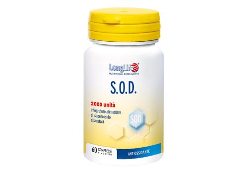Longlife S.O.D. 2000 integratore ad azione ntiossidante 60 compresse