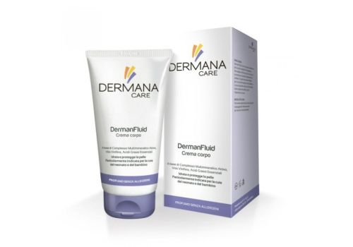 Dermana Care DermanFluid crema corpo idratante e protettiva per la cute di neonato e bambino 150ml
