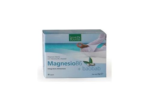 Magnesio B6 + Baobab integratore magnesio integartore per il sistema nervoso e muscolare 60 capsule