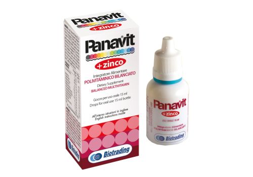 Panavit integratore di vitamine con zinco gocce orali 15ml