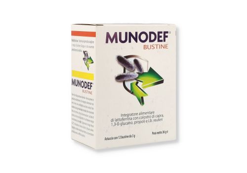 Munodef integratore per il sistema immunitario 12 bustine