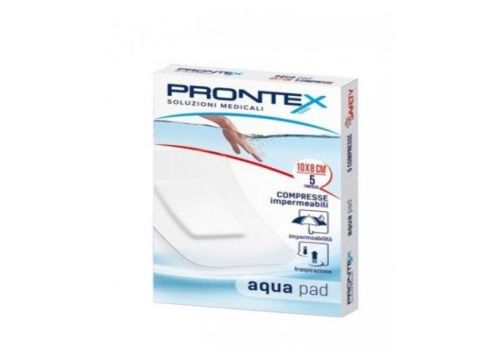 Prontex Aqua Pad compresse adesive sterili 10 x 8cm 5 pezzi
