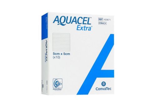 AQUACEL EXTRA HYDROFIBER 5X5CM