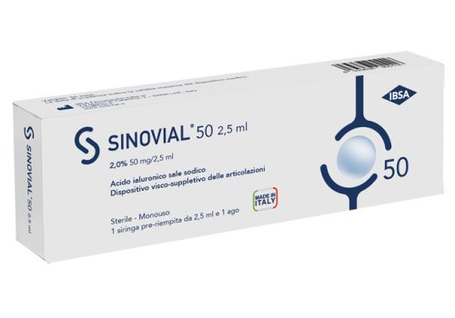SINOVIAL ONE 2% 50MG/2.5ML 1 SIRINGA