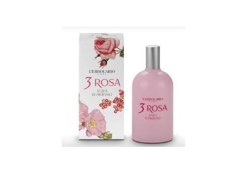 L'Erbolario 3 rosa profumo donna natural spray 50ml