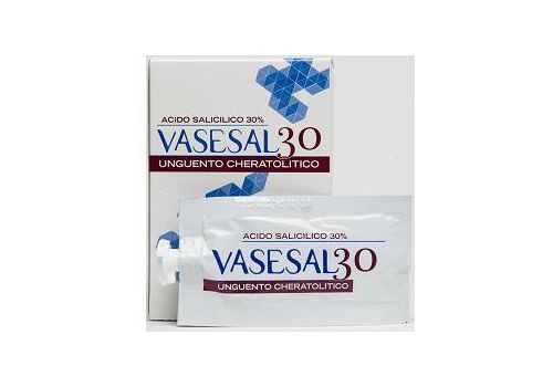 Vasesal 30 unguento cheratolitico acido salicilico 30% 6 bustine
