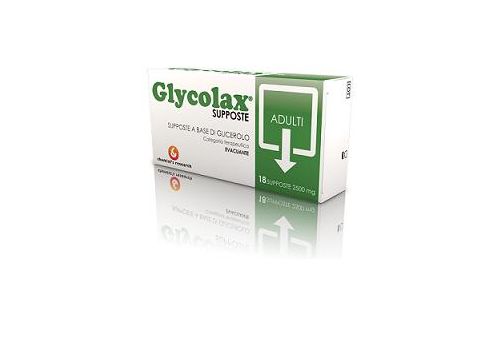 Glycolax lassativo 18 supposte