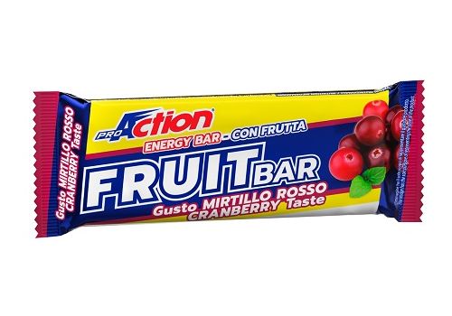 Proaction fruit barretta energetica gusto mirtillo 40 grammi