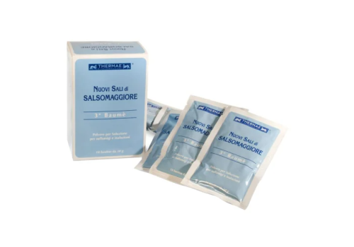 Nuovi Sali di Salsomaggiore 3° baumè polvere per soluzione salina ipertonica 10 bustine