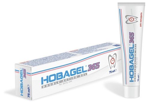 Hobagel 365 Double Action gel dentifricio bifasico 75ml