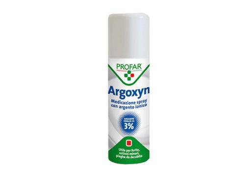 Profar Argoxyn polvere assorbente per essudati agli ioni di argento 2,5% spray cutaneo 125ml